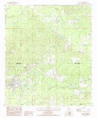 Download a high-resolution, GPS-compatible USGS topo map for Olla East, LA (1985 edition)