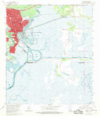 Download a high-resolution, GPS-compatible USGS topo map for Orange, LA (1970 edition)