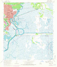 Download a high-resolution, GPS-compatible USGS topo map for Orange, LA (1971 edition)