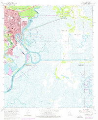 Download a high-resolution, GPS-compatible USGS topo map for Orange, LA (1976 edition)