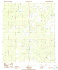 Download a high-resolution, GPS-compatible USGS topo map for Oretta, LA (1987 edition)