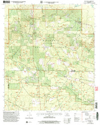 preview thumbnail of historical topo map of Winn County, LA in 2003