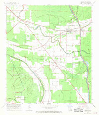 Download a high-resolution, GPS-compatible USGS topo map for Palmetto, LA (1970 edition)