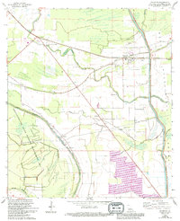 Download a high-resolution, GPS-compatible USGS topo map for Palmetto, LA (1994 edition)