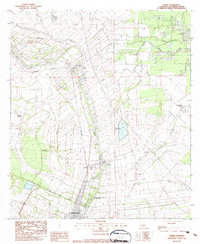 Download a high-resolution, GPS-compatible USGS topo map for Parks, LA (1983 edition)