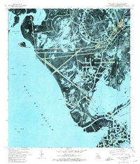 Download a high-resolution, GPS-compatible USGS topo map for Pass Tante Phine, LA (1974 edition)