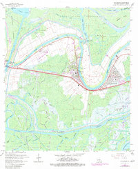 Download a high-resolution, GPS-compatible USGS topo map for Patterson, LA (1984 edition)