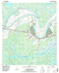 Download a high-resolution, GPS-compatible USGS topo map for Patterson, LA (1998 edition)