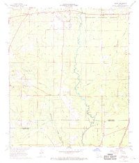 preview thumbnail of historical topo map of Rapides County, LA in 1968