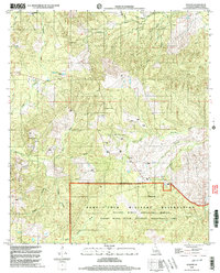 Download a high-resolution, GPS-compatible USGS topo map for Peason, LA (2003 edition)