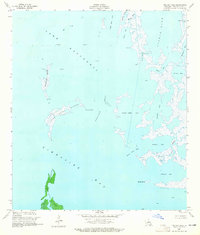 Download a high-resolution, GPS-compatible USGS topo map for Pelican Pass, LA (1965 edition)