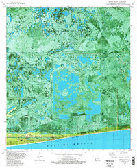 Download a high-resolution, GPS-compatible USGS topo map for Peveto Beach, LA (1982 edition)