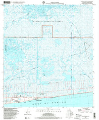 preview thumbnail of historical topo map of Cameron County, LA in 1998