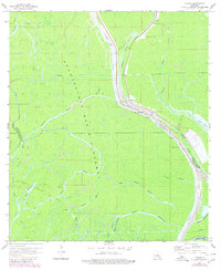 Download a high-resolution, GPS-compatible USGS topo map for Pigeon, LA (1980 edition)