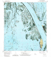 Download a high-resolution, GPS-compatible USGS topo map for Pilottown, LA (1984 edition)