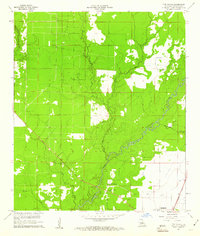 preview thumbnail of historical topo map of Allen County, LA in 1960