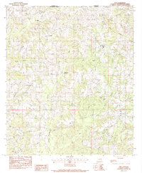 preview thumbnail of historical topo map of Washington County, LA in 1983