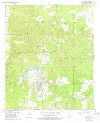 Download a high-resolution, GPS-compatible USGS topo map for Plain Dealing, LA (1981 edition)