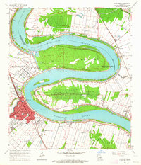 Download a high-resolution, GPS-compatible USGS topo map for Plaquemine, LA (1964 edition)