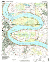 Download a high-resolution, GPS-compatible USGS topo map for Plaquemine, LA (2003 edition)