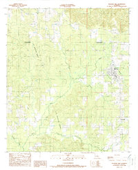 Download a high-resolution, GPS-compatible USGS topo map for Pleasant Hill, LA (1989 edition)