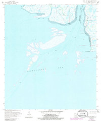 Download a high-resolution, GPS-compatible USGS topo map for Point Au Fer NE, LA (1986 edition)