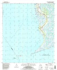 Download a high-resolution, GPS-compatible USGS topo map for Point Chevreuil, LA (1998 edition)