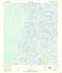 preview thumbnail of historical topo map of St. Bernard County, LA in 1955