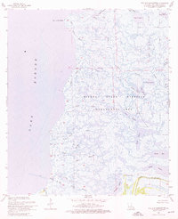 preview thumbnail of historical topo map of St. Bernard County, LA in 1968