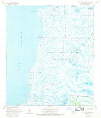 Download a high-resolution, GPS-compatible USGS topo map for Pointe aux Marchettes, LA (1969 edition)