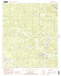 Download a high-resolution, GPS-compatible USGS topo map for Pollock, LA (2001 edition)