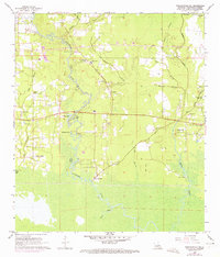 preview thumbnail of historical topo map of Tangipahoa County, LA in 1968