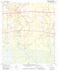 Download a high-resolution, GPS-compatible USGS topo map for Ponchatoula NE, LA (1986 edition)