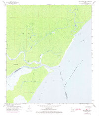 Download a high-resolution, GPS-compatible USGS topo map for Ponchatoula SE, LA (1973 edition)