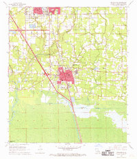 Download a high-resolution, GPS-compatible USGS topo map for Ponchatoula, LA (1969 edition)