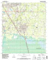 Download a high-resolution, GPS-compatible USGS topo map for Ponchatoula, LA (1996 edition)