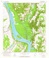 preview thumbnail of historical topo map of Pointe Coupee County, LA in 1963