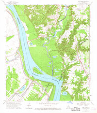 Download a high-resolution, GPS-compatible USGS topo map for Port Hudson, LA (1968 edition)