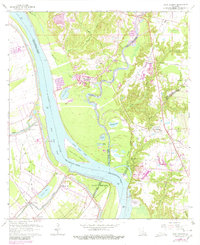 Download a high-resolution, GPS-compatible USGS topo map for Port Hudson, LA (1980 edition)