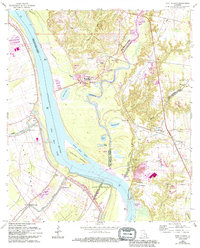 Download a high-resolution, GPS-compatible USGS topo map for Port Hudson, LA (1994 edition)