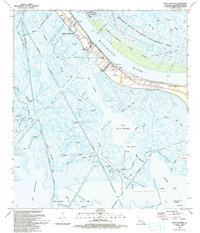 Download a high-resolution, GPS-compatible USGS topo map for Port Sulphur, LA (1994 edition)