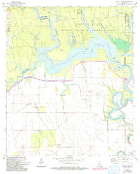 Download a high-resolution, GPS-compatible USGS topo map for Powell Point, LA (1993 edition)