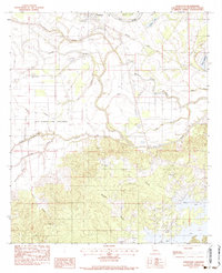 Download a high-resolution, GPS-compatible USGS topo map for Powhatan, LA (1984 edition)