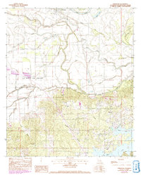 Download a high-resolution, GPS-compatible USGS topo map for Powhatan, LA (1992 edition)