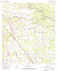 Download a high-resolution, GPS-compatible USGS topo map for Prairieville, LA (1984 edition)
