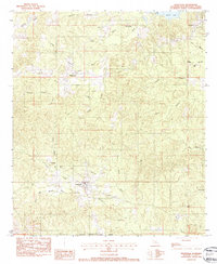 Download a high-resolution, GPS-compatible USGS topo map for Provencal, LA (1984 edition)