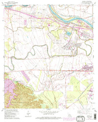 Download a high-resolution, GPS-compatible USGS topo map for Rapides, LA (1992 edition)