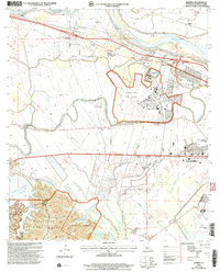 preview thumbnail of historical topo map of Rapides County, LA in 2003