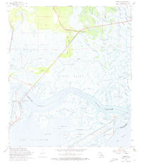 Download a high-resolution, GPS-compatible USGS topo map for Rigolets, LA (1974 edition)