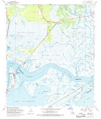 Download a high-resolution, GPS-compatible USGS topo map for Rigolets, LA (1969 edition)